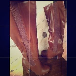 Brown Knee High Boots